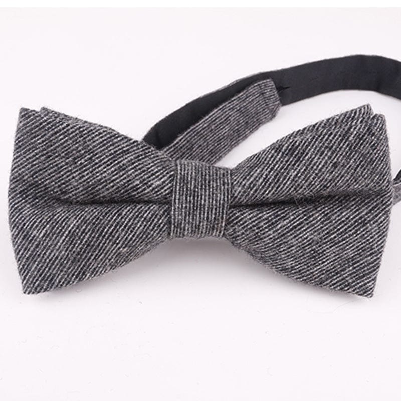 aesido Men's Vintage Classical Design Herringbone Bow Tie